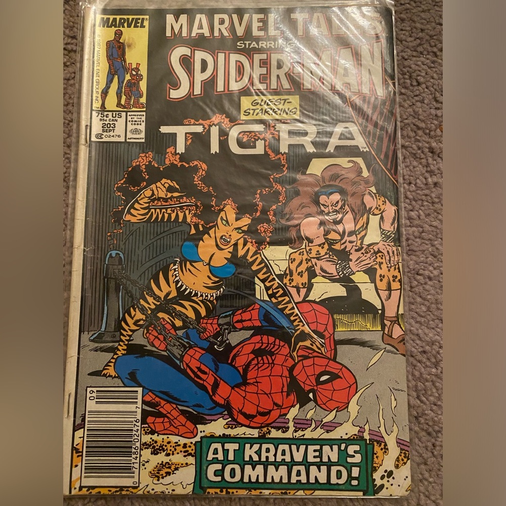 Marvel Tales Starring Spider-man, and Tigra